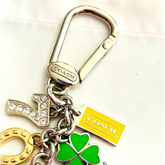 NWOT Coach Charm Keychain/ Bag Charm - Picture 9 of 11